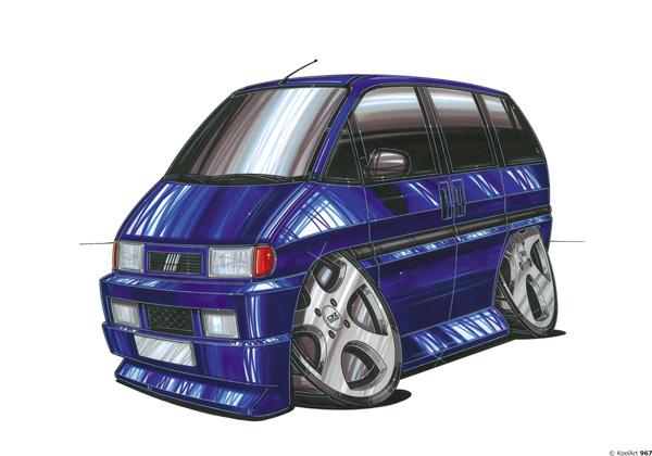 Fiat Ulysse Monospace Bleu