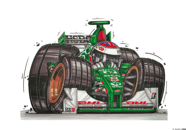 Formule 1 Jaguar Verte