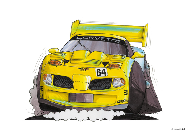 Chevrolet Corvette Jaune