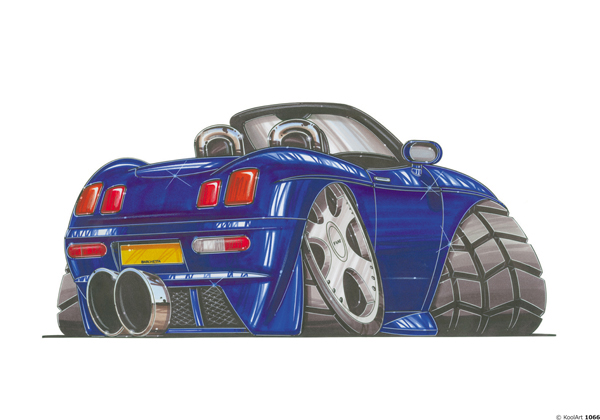 Fiat Barchetta Arriere Bleue