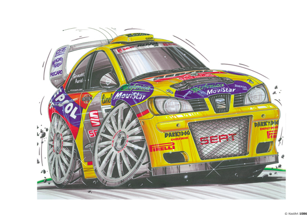 Seat Cordoba Rallye Jaune