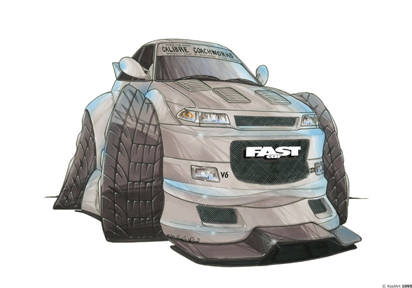 Opel Calibra V6 Grise