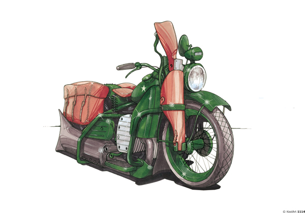 Harley Davidson Army