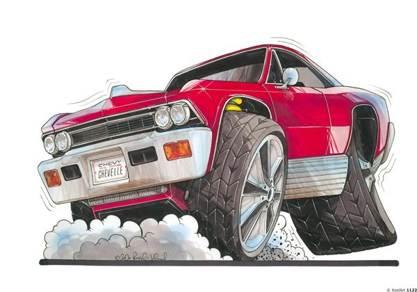 Chevrolet Chevelle US Rouge