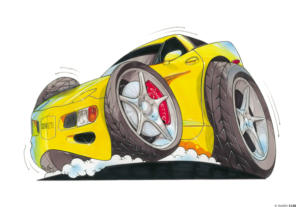 Chevrolet Corvette Jaune