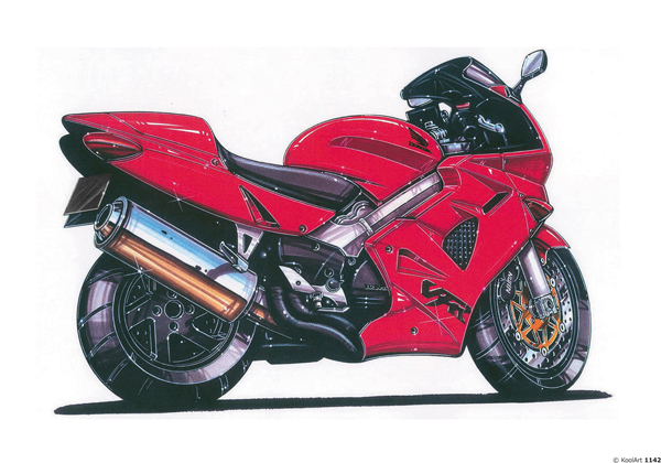 Honda VFR Rouge