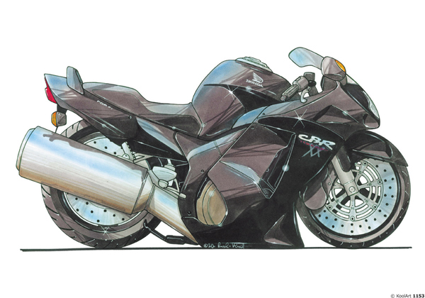 Honda CBR 1100 Noire