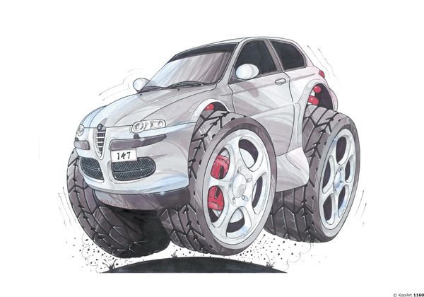 Alfa Roméo 147 Grise