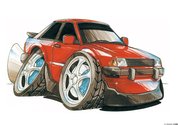 Ford Escort XR3I Rouge