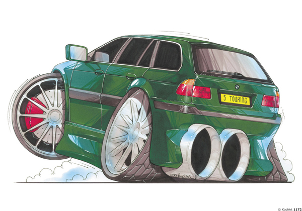 BMW Serie 5 Touring Verte