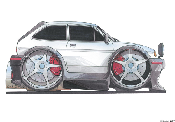 Ford Fiesta XR2 Grise