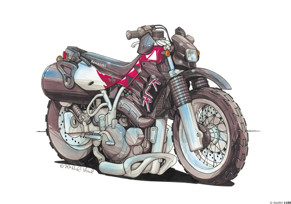 Kawasaki KLR 650 Noire