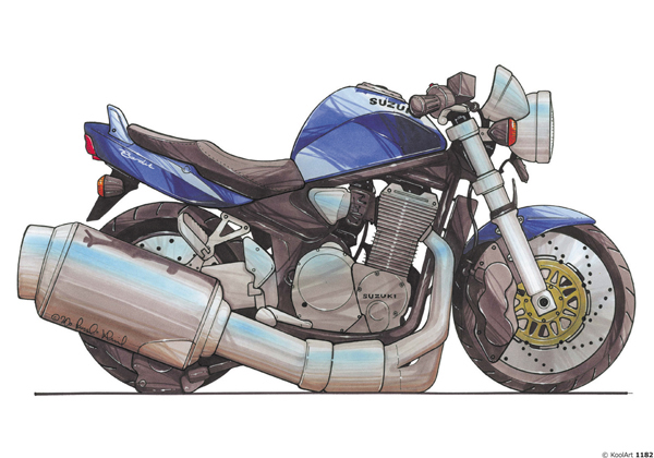 Suzuki Bandit Bleue