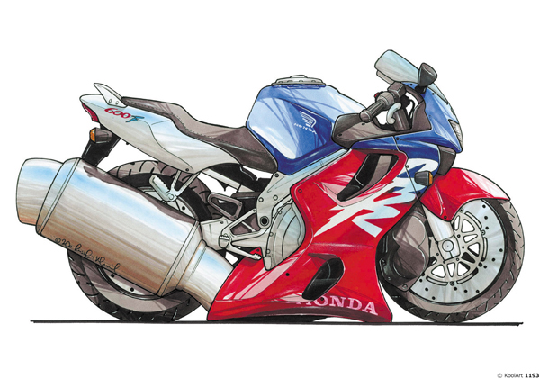 Honda CBR 600 F Rouge