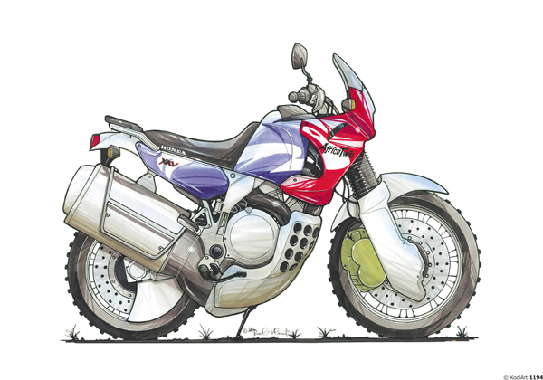 Honda AfricaTwin Bleue