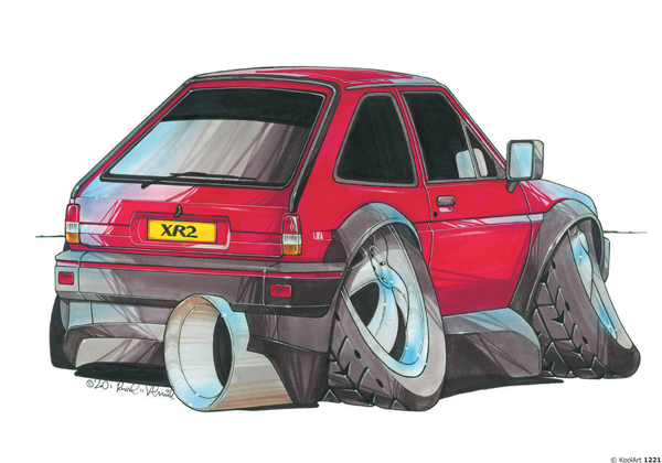 Ford Fiesta XR2 Rouge