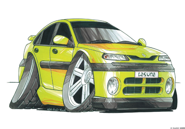 Renault Laguna Jaune