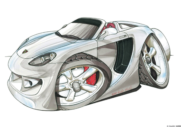 Porsche Carrera GT Grise