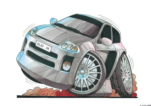 Renault Clio V6 Grise