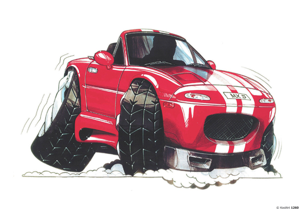 Mazda MX5 Rouge