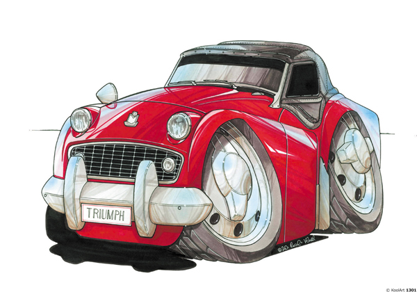 Triumph TR3 Rouge