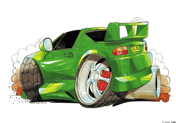 Honda Civic CRX Verte