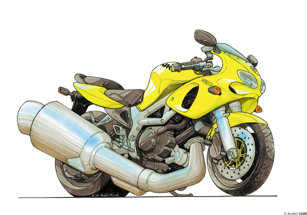 Suzuki SV 650 Jaune