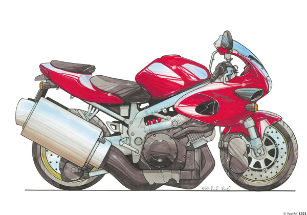 Suzuki TL 1000S Rouge