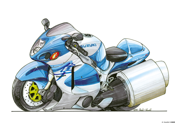 Suzuki Hayabusa Bleue