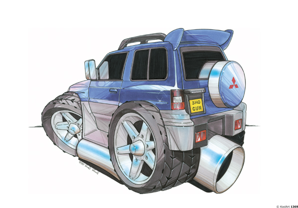 Mitsubishi Pajero Bleu