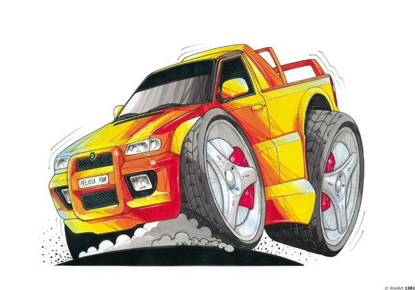 Skoda Pick Up Kodiaq Orange