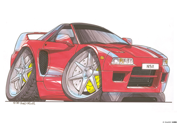 Honda NSX Rouge