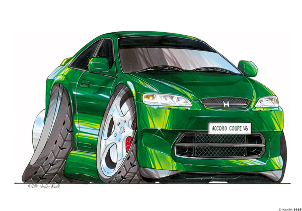 Honda Coupe V6 Verte