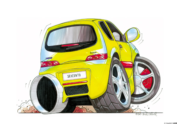 Fiat Seicento Jaune