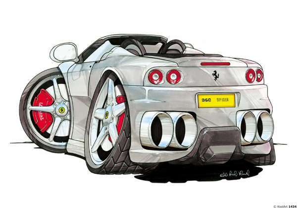 Ferrari 360 Spider Grise