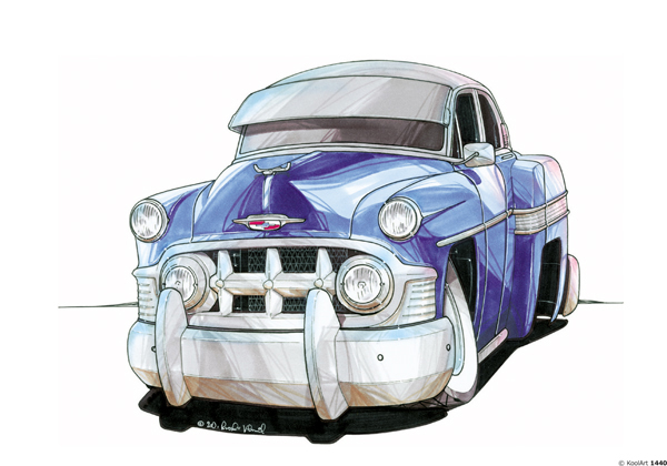 Chevrolet Chevy 54 Bleue