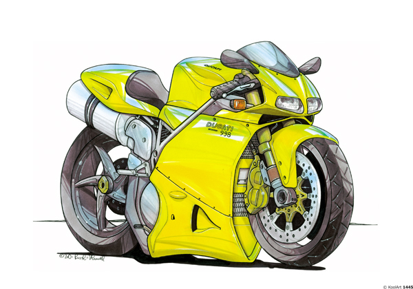 Ducati 998 Jaune