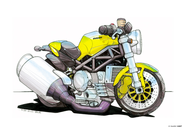Ducati Monster Jaune