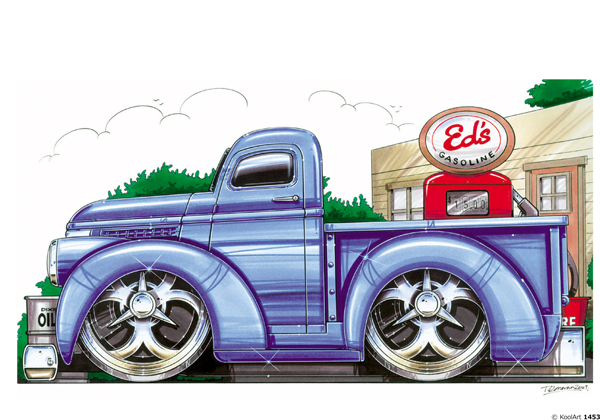 Chevrolet Pickup 46 Bleu