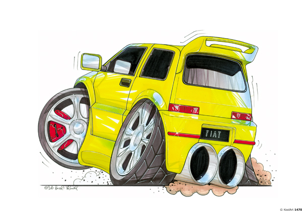 Fiat Cinquecento Jaune