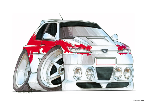 Peugeot 306 Tunning Blanche