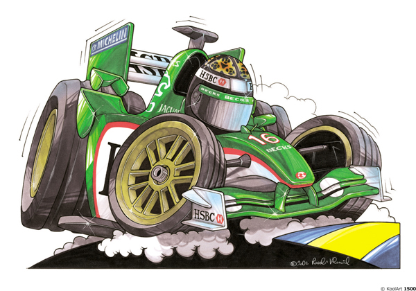 Jaguar Formule 1 Verte