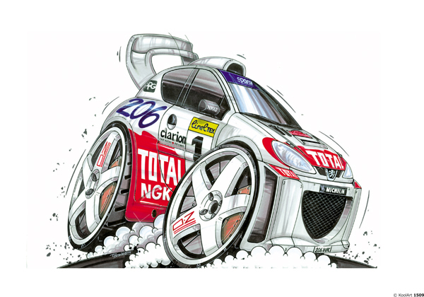 Peugeot 206 Rallye Blanche