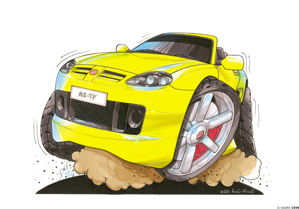 MG TF Cabriolet Jaune