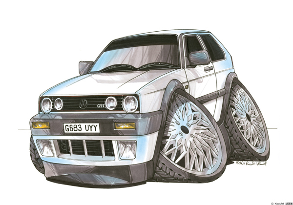 Volkswagen Golf GTI Blanche