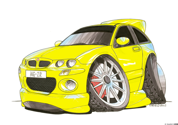 MG ZR Sport Jaune