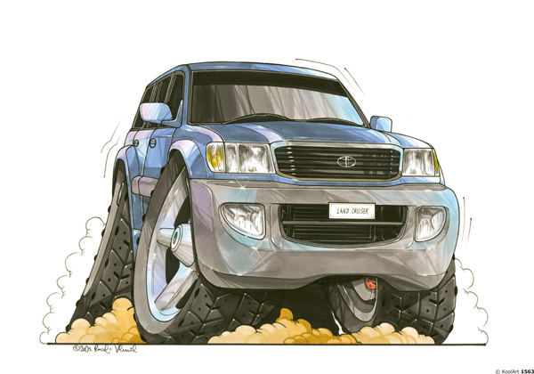 Toyota Land Cruiser Bleu