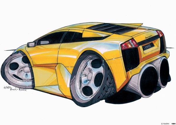 Lamborghini Murcielago Jaune