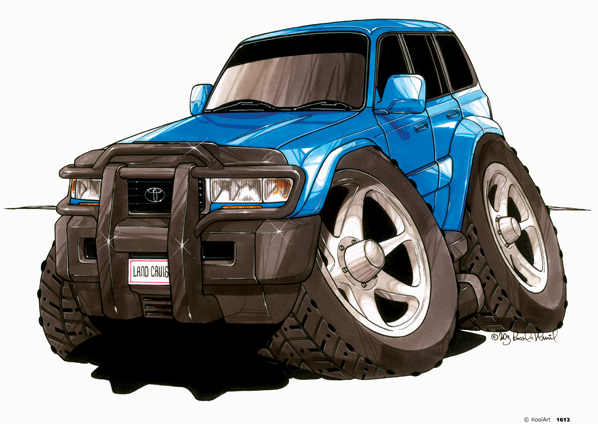 Toyota Land Cruiser Bleu