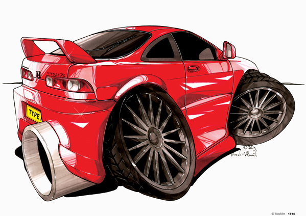 Honda Integra Type R Rouge